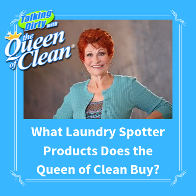 WHAT LAUNDRY SPOTTER PRODUCTS DOES THE QUEEN OF CLEAN BUY