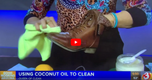 Cleaning with coconut oil